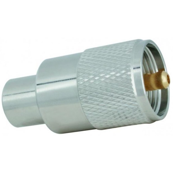 UHF-Stecker (10 mm Kabel)